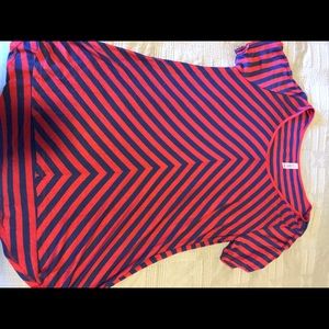 Lularoe Striped Classic T